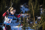 18.12.2020, xkvx, Biathlon IBU Weltcup Hochfilzen, Sprint Damen, v.l. Emilie Aagheim Kalkenberg (Norway) in aktion / in action competes