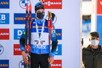 19.12.2020, xkvx, Biathlon IBU Weltcup Hochfilzen, Verfolgung Herren, v.l. Emilien Jacquelin (France)  / 