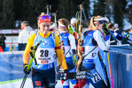 19.12.2020, xkvx, Biathlon IBU Weltcup Hochfilzen, Verfolgung Damen, v.l. Maren Hammerschmidt (Germany)  / 