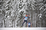 13.01.2022, xkvx, Biathlon IBU World Cup Ruhpolding, Sprint Men, v.l. Philipp Horn (Germany) in aktion / in action competes