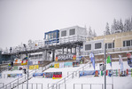 08.01.2020, xkvx, Biathlon IBU Weltcup Oberhof, Sprint Damen, v.l.  Fanclub Banner / Fanclub Banner