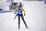 08.01.2020, xkvx, Biathlon IBU Weltcup Oberhof, Sprint Damen, v.l. Vanessa Hinz (Germany) im Ziel / in the finish