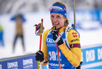 08.01.2020, xkvx, Biathlon IBU Weltcup Oberhof, Sprint Damen, v.l. Vanessa Hinz (Germany) im Ziel / in the finish
