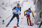 08.01.2020, xkvx, Biathlon IBU Weltcup Oberhof, Sprint Herren, v.l. Robert Heldna (Estonia) in aktion / in action competes