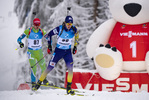 08.01.2020, xkvx, Biathlon IBU Weltcup Oberhof, Sprint Herren, v.l. Artem Tyshchenko (Ukraine) in aktion / in action competes