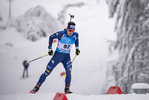 08.01.2020, xkvx, Biathlon IBU Weltcup Oberhof, Sprint Herren, v.l. Tommaso Giacomel (Italy) in aktion / in action competes