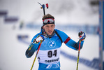 08.01.2020, xkvx, Biathlon IBU Weltcup Oberhof, Sprint Herren, v.l. Emilien Claude (France) im Ziel / in the finish