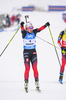 09.01.2020, xkvx, Biathlon IBU Weltcup Oberhof, Verfolgung Damen, v.l. Tiril Eckhoff (Norway) im Zielsprint / in the finish