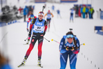 09.01.2020, xkvx, Biathlon IBU Weltcup Oberhof, Verfolgung Damen, v.l. Ida Lien (Norway) im Ziel / in the finish