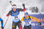 09.01.2020, xkvx, Biathlon IBU Weltcup Oberhof, Verfolgung Herren, v.l. Sivert Guttorm Bakken (Norway)  / 