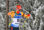 09.01.2020, xkvx, Biathlon IBU Weltcup Oberhof, Verfolgung Herren, v.l. Benedikt Doll (Germany)  / 