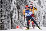 09.01.2020, xkvx, Biathlon IBU Weltcup Oberhof, Verfolgung Herren, v.l. Philipp Horn (Germany)  / 