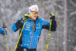 12.01.2020, xkvx, Biathlon IBU Weltcup Oberhof, Training Damen und Herren, v.l. Thierry Langer (Belgium)  / 