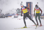 12.01.2020, xkvx, Biathlon IBU Weltcup Oberhof, Training Damen und Herren, v.l. Johannes Thingnes Boe (Norway)  / 