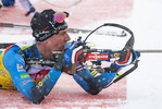 12.01.2020, xkvx, Biathlon IBU Weltcup Oberhof, Training Damen und Herren, v.l. Quentin Fillon Maillet (France)  / 