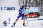 13.01.2020, xkvx, Biathlon IBU Weltcup Oberhof, Sprint Herren, v.l. Anton Dudchenko (Ukraine) in aktion / in action competes