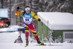 13.01.2020, xkvx, Biathlon IBU Weltcup Oberhof, Sprint Herren, v.l. Tom Lahaye-Goffart (Belgium) in aktion / in action competes