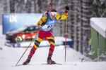 13.01.2020, xkvx, Biathlon IBU Weltcup Oberhof, Sprint Herren, v.l. Florent Claude (Belgium) in aktion / in action competes