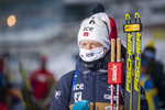 13.01.2020, xkvx, Biathlon IBU Weltcup Oberhof, Sprint Herren, v.l. Johannes Thingnes Boe (Norway) schaut / looks on