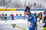 13.01.2020, xkvx, Biathlon IBU Weltcup Oberhof, Sprint Herren, v.l. Tommaso Giacomel (Italy) im Ziel / in the finish