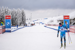 13.01.2020, xkvx, Biathlon IBU Weltcup Oberhof, Sprint Herren, v.l. Emilien Claude (France) im Ziel / in the finish