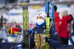 14.01.2020, xkvx, Biathlon IBU Weltcup Oberhof, Sprint Damen, v.l. Tiril Eckhoff (Norway) schaut / looks on