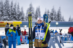 14.01.2020, xkvx, Biathlon IBU Weltcup Oberhof, Sprint Damen, v.l. Tiril Eckhoff (Norway) nach der Siegerehrung / after the medal ceremony