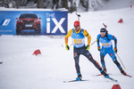 15.01.2020, xkvx, Biathlon IBU Weltcup Oberhof, Staffel Herren, v.l. Arnd Peiffer (Germany)  / 