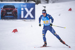 15.01.2020, xkvx, Biathlon IBU Weltcup Oberhof, Staffel Herren, v.l. Tommaso Giacomel (Italy)  / 