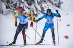 15.01.2020, xkvx, Biathlon IBU Weltcup Oberhof, Staffel Herren, v.l. Philipp Horn (Germany) und Emilien Jacquelin (France)  / 