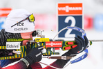 17.01.2020, xkvx, Biathlon IBU Weltcup Oberhof, Massenstart Herren, v.l. Sturla Holm Laegreid (Norway)  / 