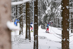 17.01.2020, xkvx, Biathlon IBU Weltcup Oberhof, Massenstart Herren, v.l. Emilien Jacquelin (France), Johannes Dale (Norway) und Sturla Holm Laegreid (Norway)  / 