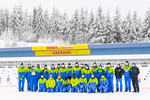 17.01.2020, xkvx, Biathlon IBU Weltcup Oberhof, Massenstart Herren, v.l.  Helfer am Schiessstand / Volunteers on the shooting range