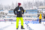 17.01.2020, xkvx, Biathlon IBU Weltcup Oberhof, Massenstart Herren, v.l. SkyNews Sport Christian Akber-Sade  / 