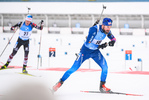 17.01.2020, xkvx, Biathlon IBU Weltcup Oberhof, Massenstart Herren, v.l. Benjamin Weger (Switzerland)  / 