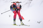17.01.2020, xkvx, Biathlon IBU Weltcup Oberhof, Massenstart Damen, v.l. Karoline Offigstad Knotten (Norway)  / 