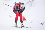 17.01.2020, xkvx, Biathlon IBU Weltcup Oberhof, Massenstart Damen, v.l. Ingrid Landmark Tandrevold (Norway)  / 