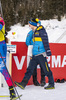 20.01.2021, xkvx, Biathlon IBU Weltcup Antholz, Training Damen und Herren, v.l. Coach Johannes Lukas (Sweden)  / 