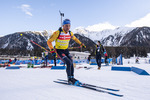 20.01.2021, xkvx, Biathlon IBU Weltcup Antholz, Training Damen und Herren, v.l. Erik Lesser (Germany)  / 