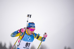 21.01.2021, xkvx, Biathlon IBU Weltcup Antholz, Einzel Damen, v.l. Elisabeth Hoegberg (Sweden)  / 