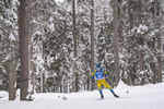 22.01.2021, xkvx, Biathlon IBU Weltcup Antholz, Einzel Herren, v.l. Sebastian Samuelsson (Sweden)  / 