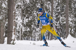22.01.2021, xkvx, Biathlon IBU Weltcup Antholz, Einzel Herren, v.l. Sebastian Samuelsson (Sweden)  / 
