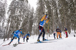 22.01.2021, xkvx, Biathlon IBU Weltcup Antholz, Einzel Herren, v.l. Erik Lesser (Germany)  / 