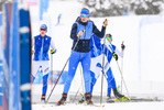 23.01.2021, xkvx, Biathlon IBU Weltcup Antholz, Massenstart Damen, v.l. Magdalena Wierer (Italy)  / 