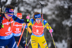 23.01.2021, xkvx, Biathlon IBU Weltcup Antholz, Massenstart Damen, v.l. Hanna Oeberg (Sweden)  / 