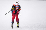 23.01.2021, xkvx, Biathlon IBU Weltcup Antholz, Massenstart Damen, v.l. Karoline Offigstad Knotten (Norway)  / 