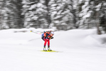 23.01.2021, xkvx, Biathlon IBU Weltcup Antholz, Massenstart Damen, v.l. Ingrid Landmark Tandrevold (Norway)  / 