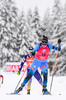 23.01.2021, xkvx, Biathlon IBU Weltcup Antholz, Massenstart Damen, v.l. Julia Simon (France)  / 