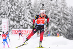 23.01.2021, xkvx, Biathlon IBU Weltcup Antholz, Massenstart Damen, v.l. Tiril Eckhoff (Norway)  / 