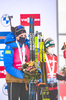 23.01.2021, xkvx, Biathlon IBU Weltcup Antholz, Massenstart Damen, v.l. Julia Simon (France)  / 